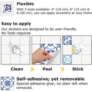 Walplus Wall Tiles Stickers by WALPLUS