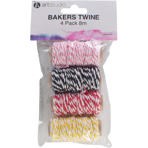 Pack of 4 Bakers Twines by Art Studio