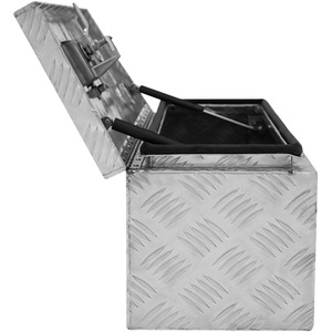 Aluminium Lockable Toolboxes - Silver / 66cm by T-Mech