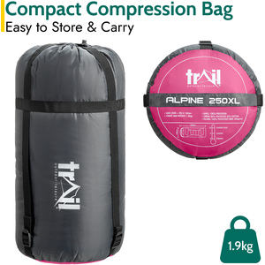 XL Hooded Sleeping Bag 2-3 Season by Trail