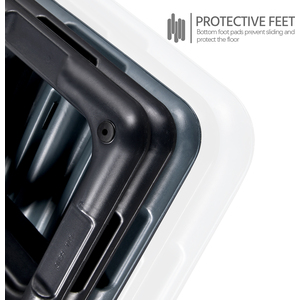 Adjustable Aerobic Stepper with Risers - Grey by Yaheetech