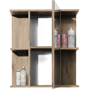 Vista Mirror Cabinet - Black by Julian Bowen