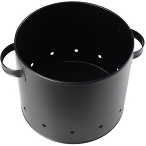 Kitchen Potato Onion Garlic Storage Bin Set with Peeler - Black by Livingandhome