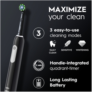 Oral-B Pro Series 1 Black Electric Toothbrush Toothpaste, - Black by Oral-B
