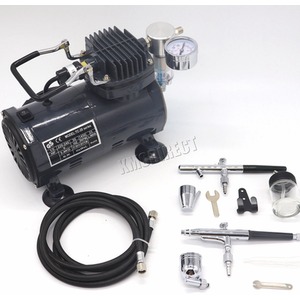 Switzer AS18 Airbrush With Compressor - Grey by SwitZer