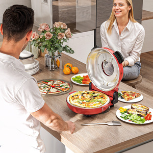 HOMCOM Pizza Oven - Red by HOMCOM