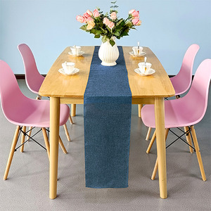 Hessian Table Runners - Midnight Blue by Trimming Shop