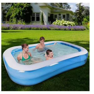 UMKY Inflatable Family Paddling Pool - Blue by UMKY