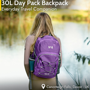 Aspen 30L Camping Backpack - Purple by Trail