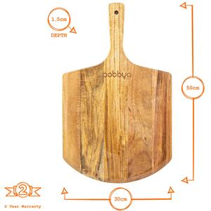 Wooden Chopping Board - 30 x 50cm - Brown by BobbyQ