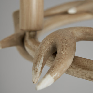 Rein Antler Chandelier - Natural by Litecraft