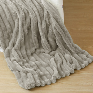 Luxury Jumbo Chunky Cord Fur Blanket by Velosso