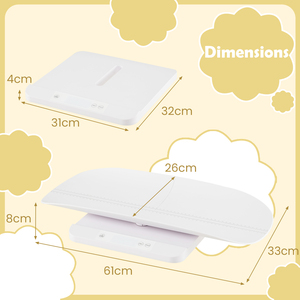 Infant Weight Scale - White by Costway