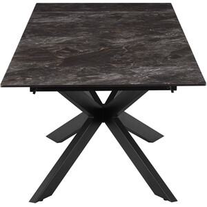 Henley Marble Extending Dining Table - Black