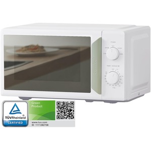 700W 19L White Mini Microwave Oven - Green+White by Comfee