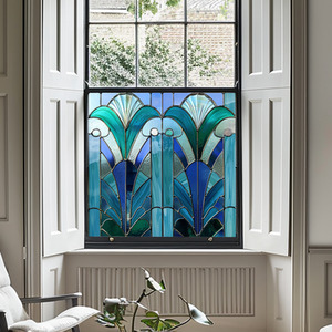 Acerenza Art Deco Stained Glass Window Film by Creative Printing Solutions