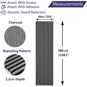Wooden Slatted 3D Acoustic Wall Panelling by Home Treats