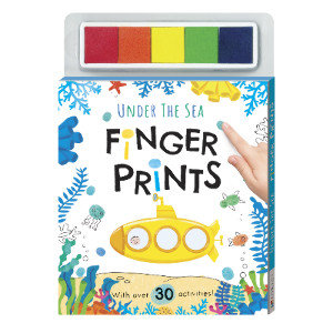 Under The Sea Finger Print Activity Book by Hinkler