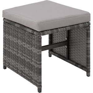 Malaga 641 Rattan Garden Furniture Set with Protective Cover by tectake