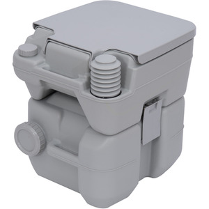 Outsunny Mobile Camping Toilet - Grey by Outsunny