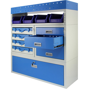 Storm Metal Van Racking - Blue by Monster Racking