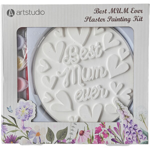 Best Mum Ever Plaster Painting Kit by Art Studio