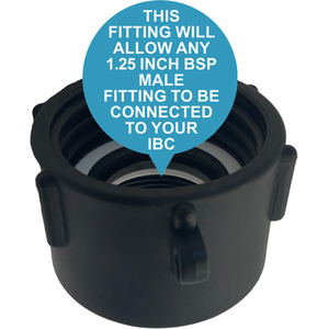 IBC S60x6 (2 inch) Female to (2 inch) BSP Female by DNA PACKAGING LTD