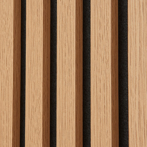 Wooden Slatted 3D Acoustic Wall Panelling by Home Treats