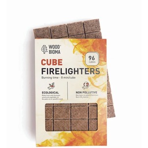 Eco-Friendly Cube Firestarters - Wood by UK Firewood Logs