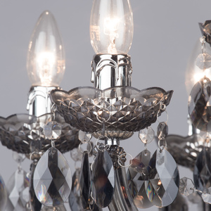 Marie Therese 9 Light Chandelier - Smoke by Litecraft