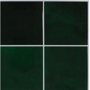 Livingandhome 10-Piece Grid Design Stick-On Wall Tiles - Deep Green by Livingandhome