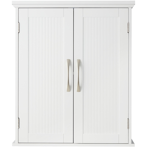 Teamson Home Wooden Bathroom Furniture Wall Medicine Cabinet EHF-F0007 - White by Teamson Home
