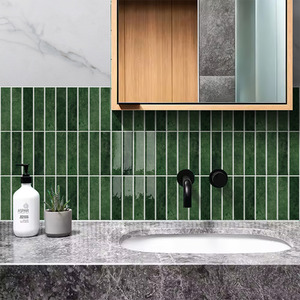 Livingandhome Set of 10 Self-Adhesive Wall Tile Stickers by Livingandhome