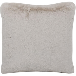 Rabbit Faux Fur Cushion - Mink / 45cm by Divante