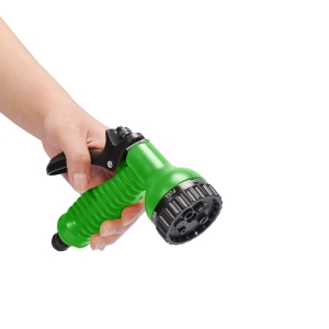 50ft Expandable Hose With Spray Gun - Green