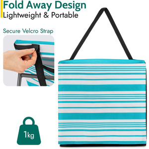 Folding Beach Mat with Adjustable Backrest by Trail