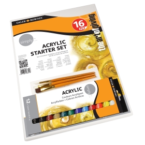 Daler-Rowney Simply Acrylic Starter Set by Daler-Rowney