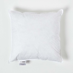 Homescapes Duck Feather Cushion Pad Insert - White / 45cm by Homescapes