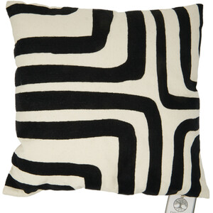 Hudson Embroidered Cushion by Divante