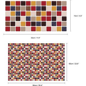 Walplus 3D Glossy Tile Stickers by WALPLUS