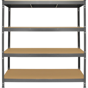 Grye Monster Racking Q Rax Heavy Duty Storage Shelving - Grey by Monster Racking