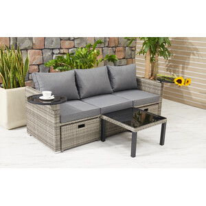 New Hampshire Transformer Patio Set - Grey by Malay