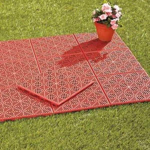 5pc Terracotta Garden Tile Set - Terracotta by Garden Mile