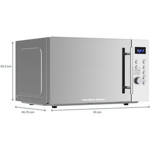 30L Combination Microwave with Grill - Silver by Hamilton Beach