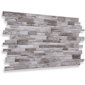 3D Wall Panels (96x48 cm) PVC Cladding Panel Stone Effect by NOVECRAFTO