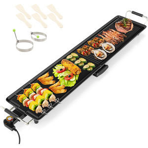 Electric Griddle Tabletop BBQ Grill - Black by Costway