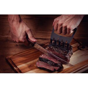 Tramontina Metallic Barbeque Claw with Wooden Handle - Yellow by Tramontina