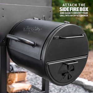 Char-Griller 30-inch Traditional Charcoal Grill - Black by Char-Griller