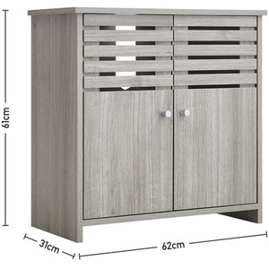 Bathroom Vanity Sink Cabinet Under Sink - Grey by Livingandhome