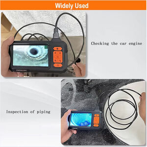 1080P HD Endoscope Camera with 4.3 Inch IPS Screen - Black / 2m